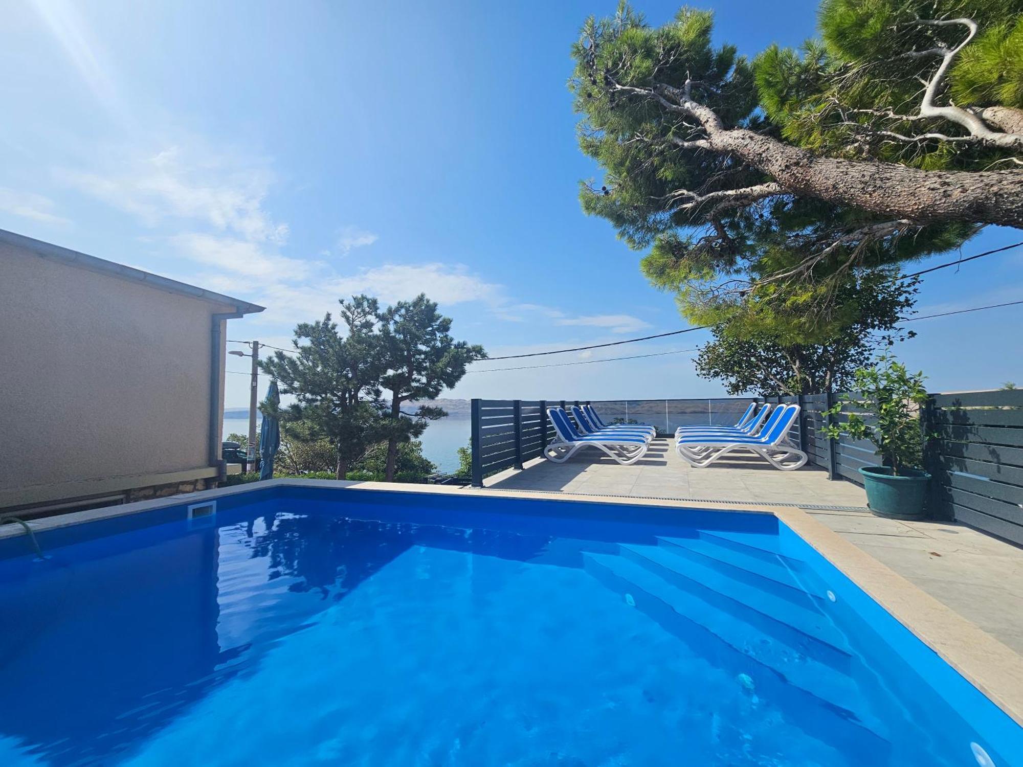 Beachfront House Ivana With Pool - Renovated 2025 Cesarica Buitenkant foto
